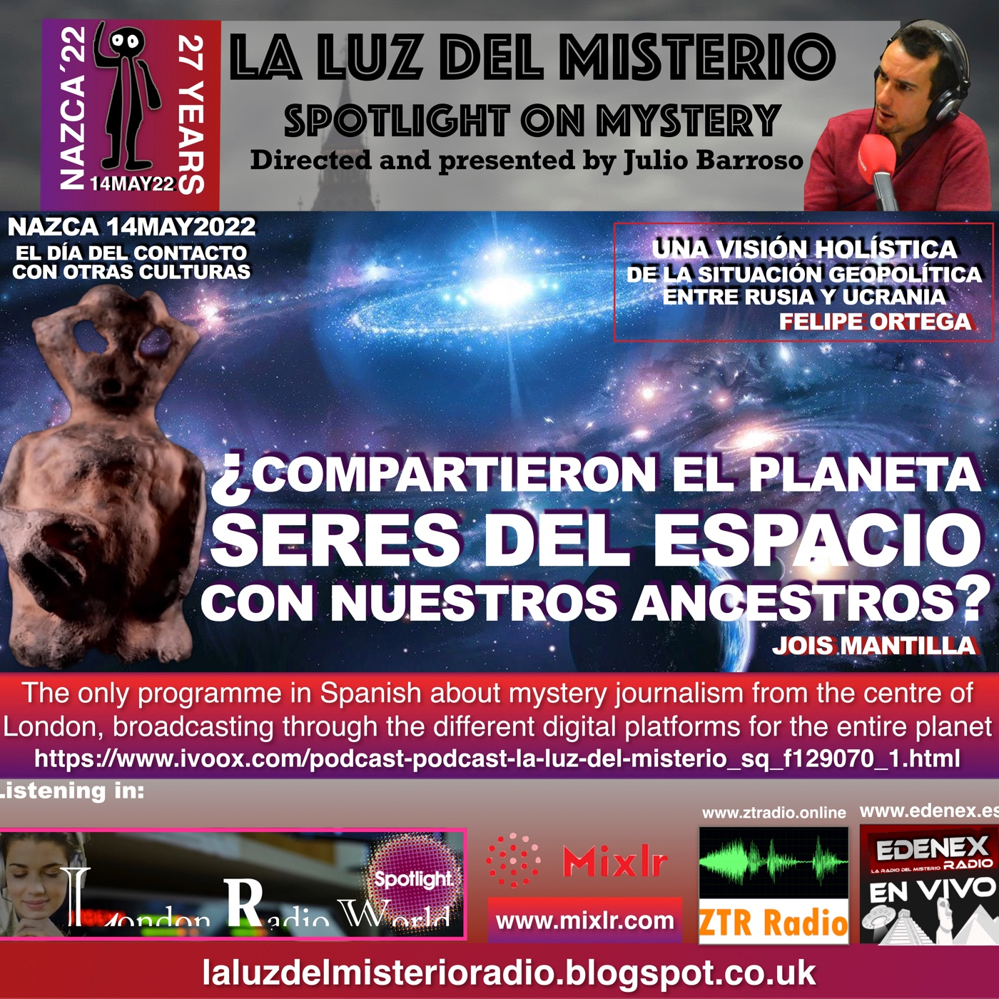 ¿Compartieron el Planeta Seres del Espacio con Nuestros Ancestros? Con Jois Mantilla