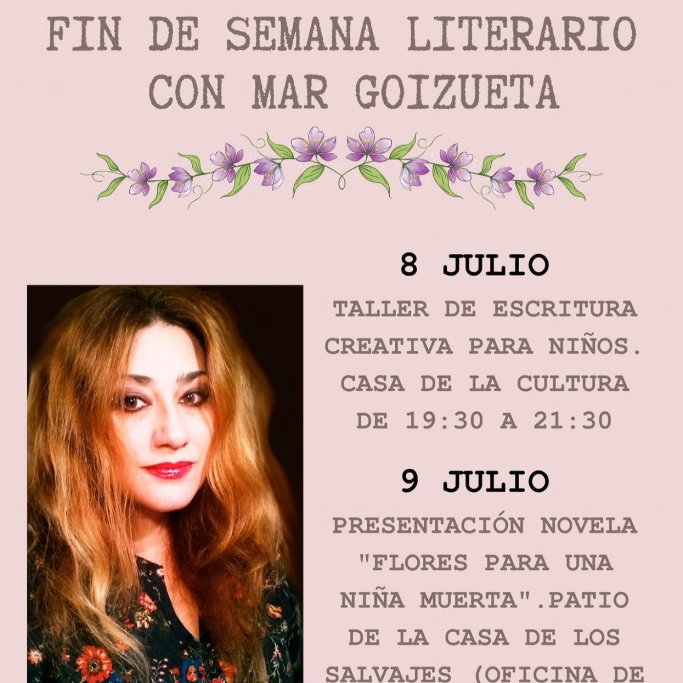 Entrevista a la escritora Mar Goizueta que tiene una exposición de su tercer libro en Cadalso de los Vidrios episode artwork