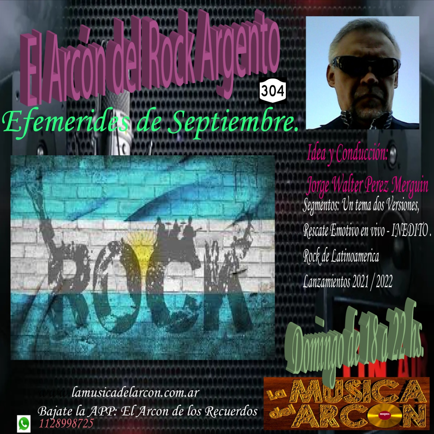 El Arcon del Rock Argento - Emision nº 304 Efemerides Septiembre - 04-09-2022 episode artwork
