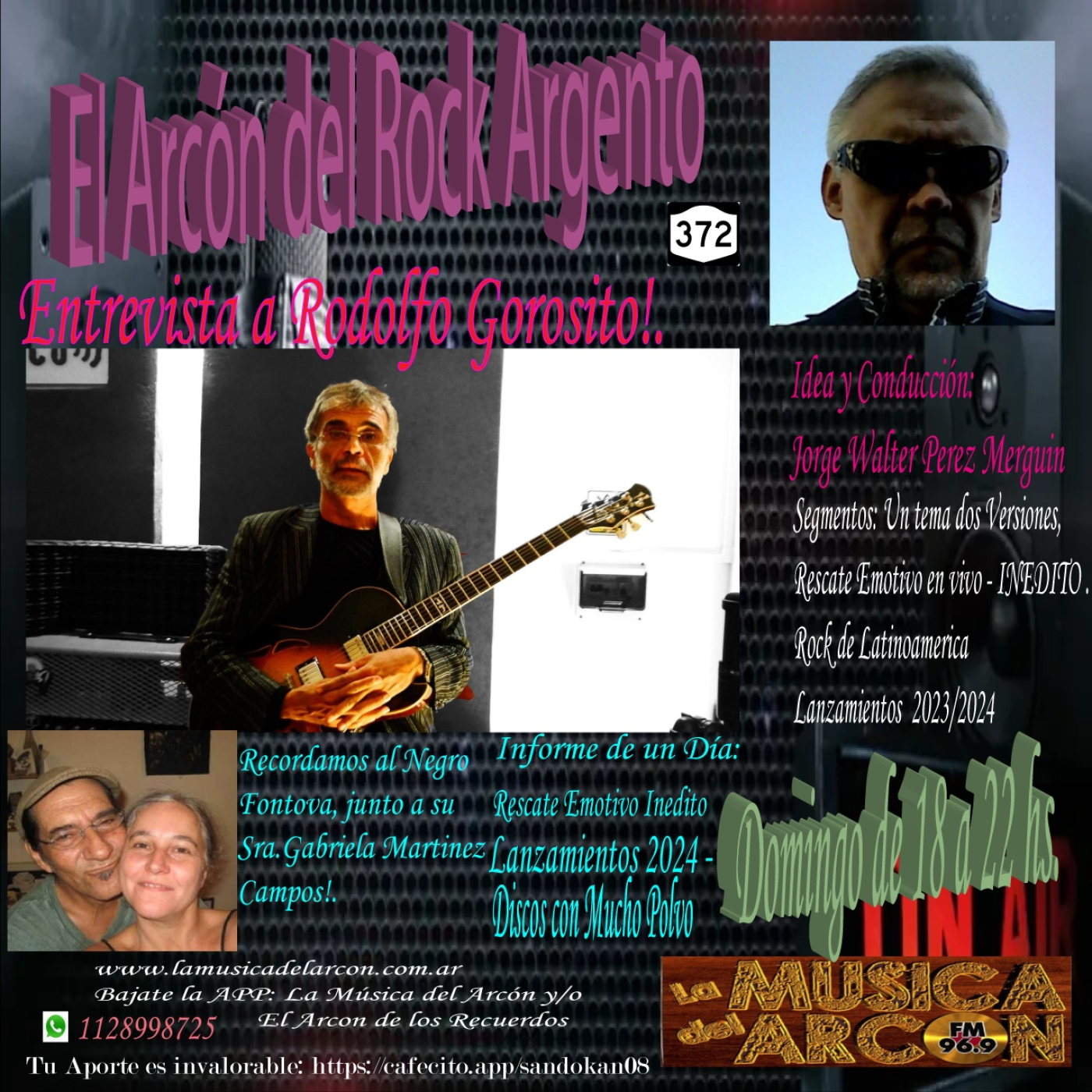 El Arcon del Rock Argento - Emision nº 372 Rodolfo Gorosito - 05-05-2024 episode artwork