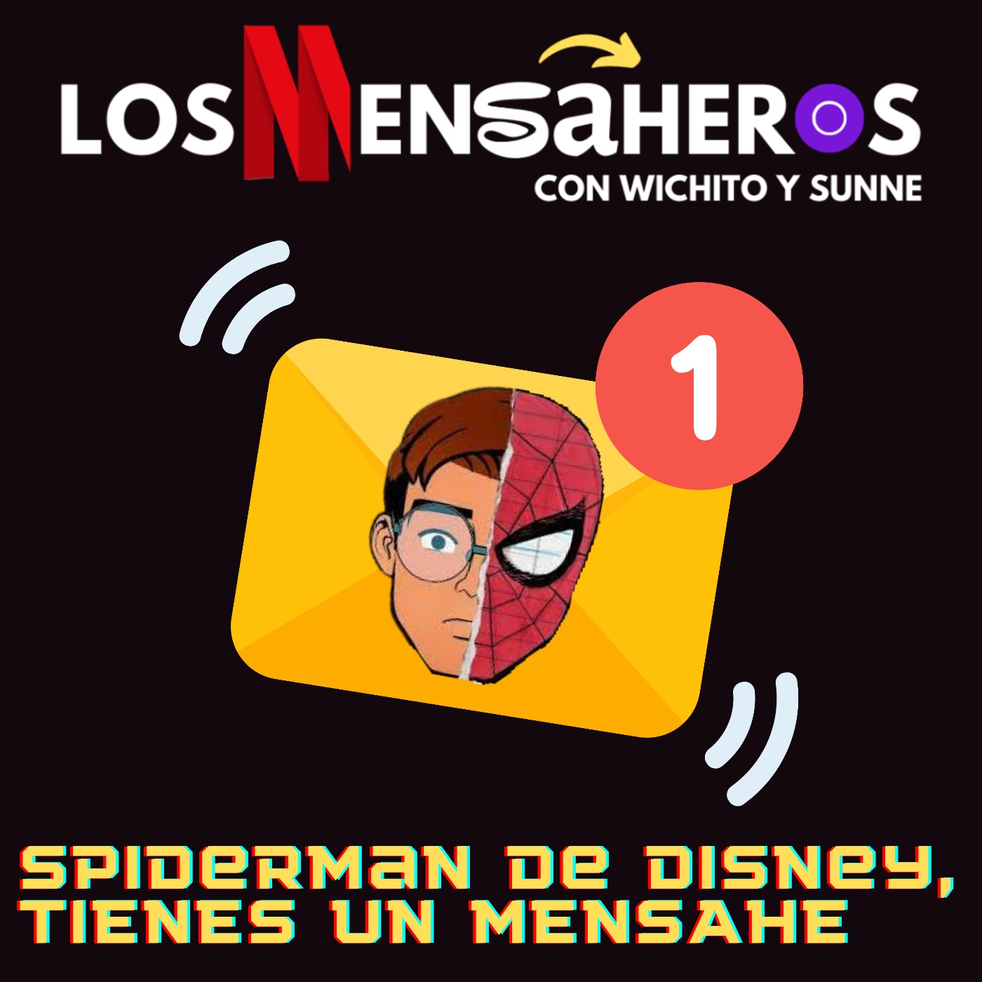 Spiderman de Disney, tienes un mensahe