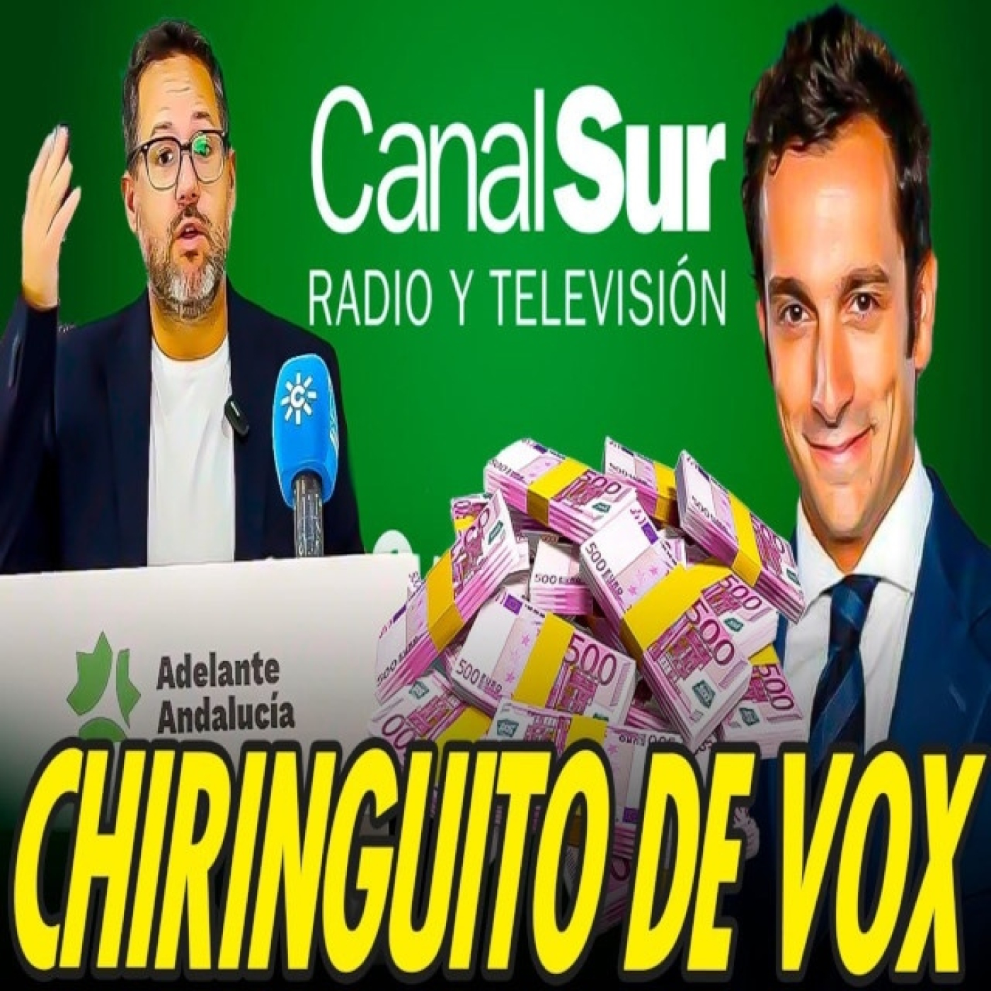DENUNCIAN A ZANCAJO, RESPONSABLE DE PRENSA DE VOX POR COBRAR DE CANAL SUR TRABAJANDO EN SU PARTIDO