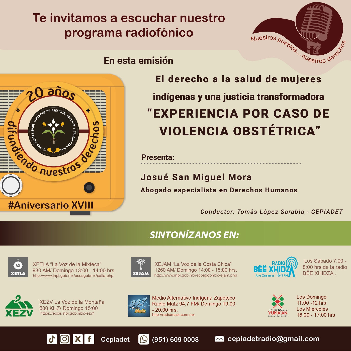 Nuestros Pueblos...Nuestros Derechos