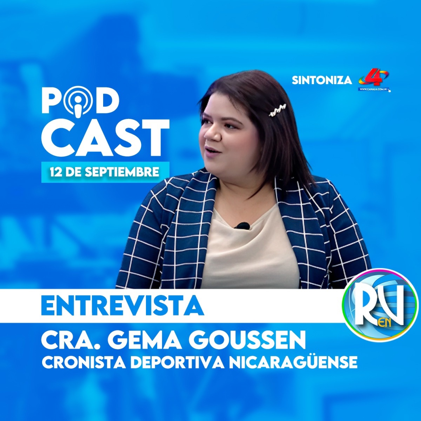 Cra. Gema Goussen: Desarrollo del deporte en Nicaragua | Revista en Vivo 12 de septiembre de 2025 episode artwork