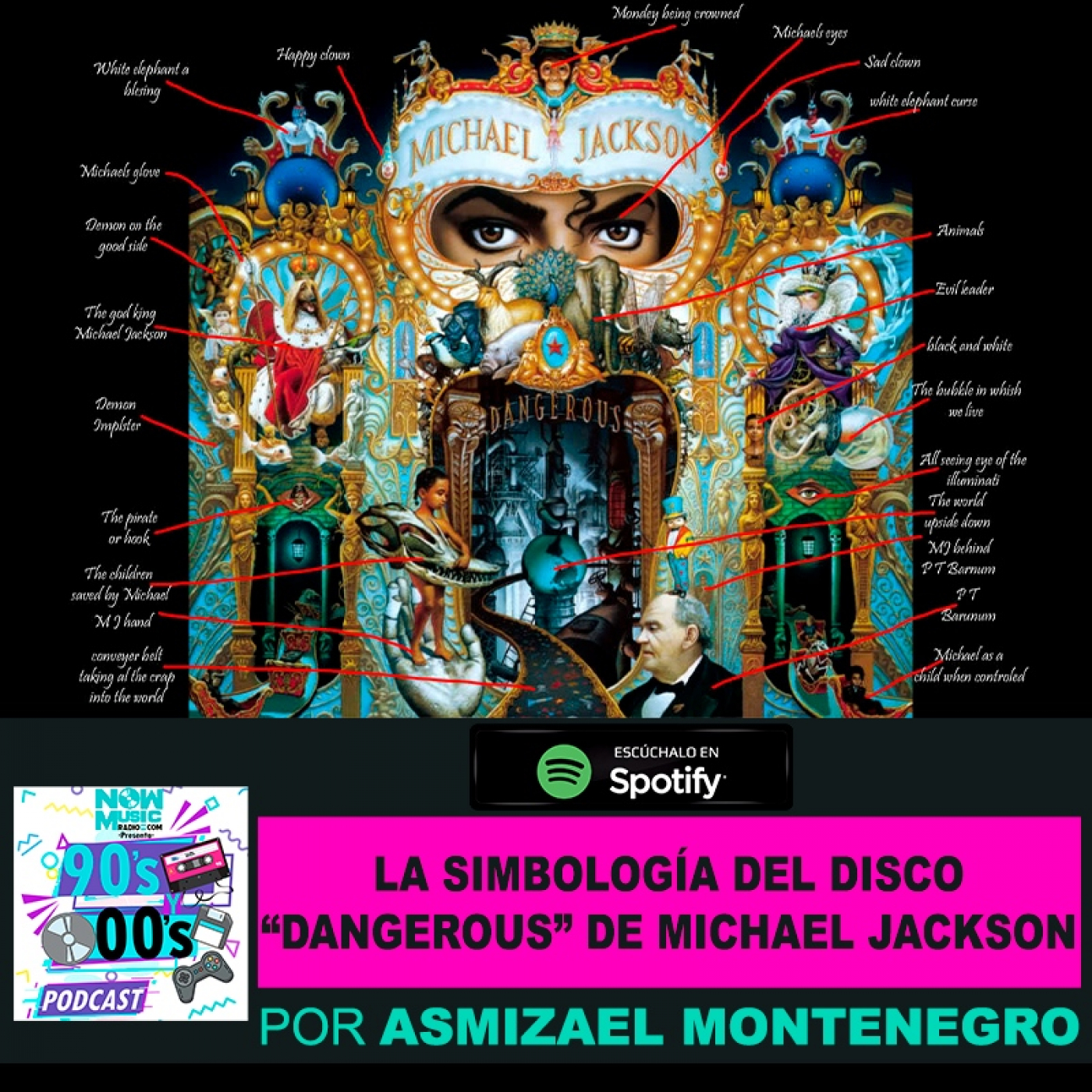 La simbología del disco de "Dangerous" de Michael Jackson