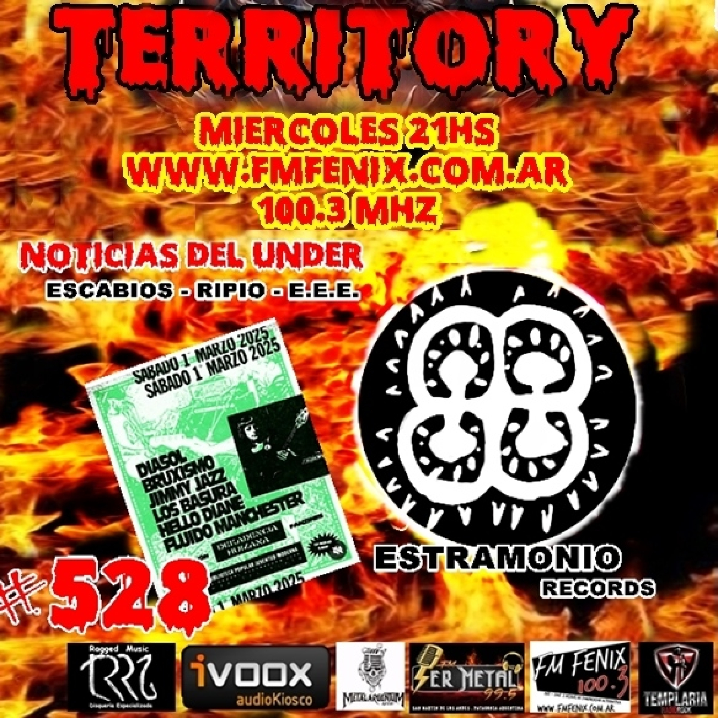 TERRITORY RADIO #528 (26-03-2025) ESTRAMONIO RECORDS episode artwork
