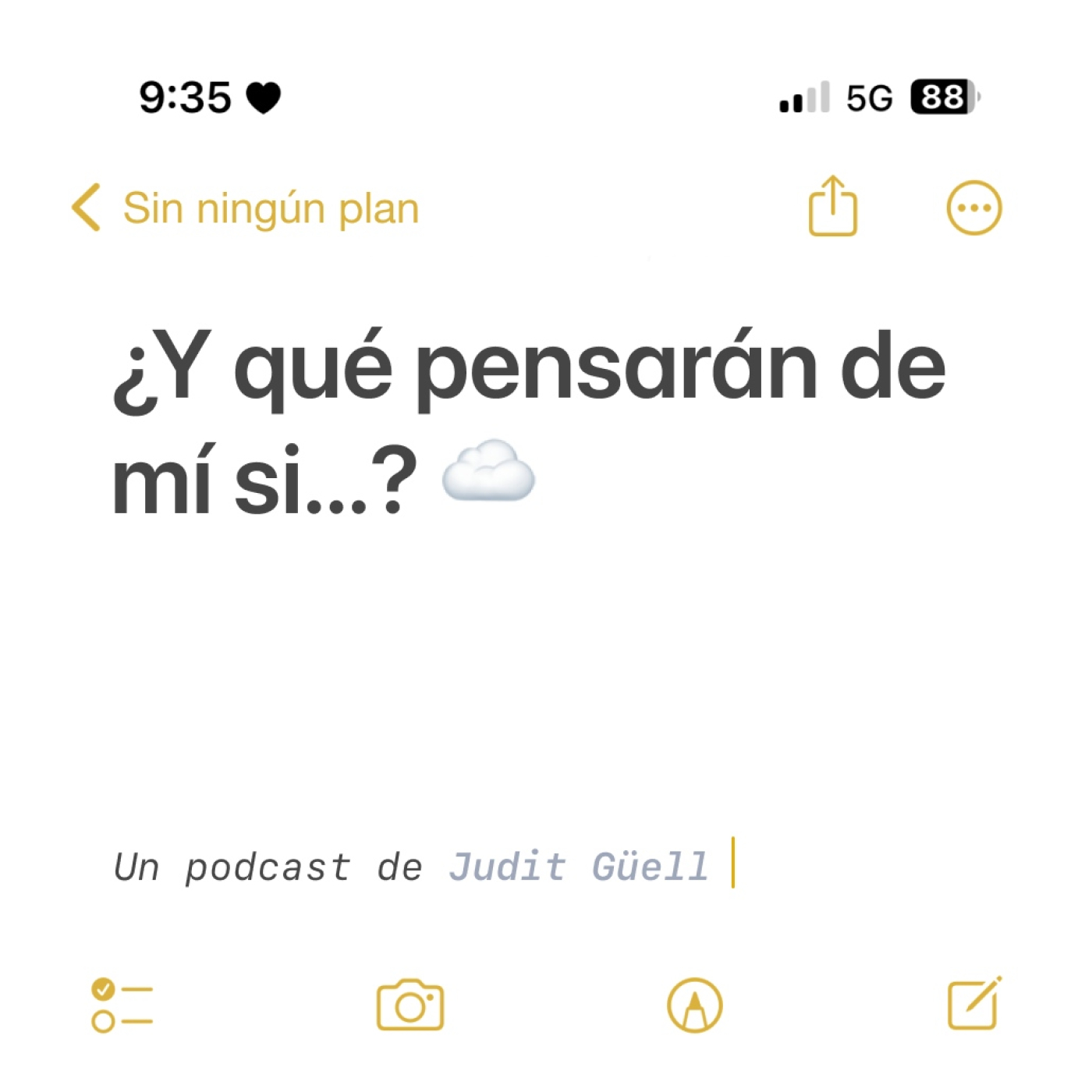 Sin ningún plan