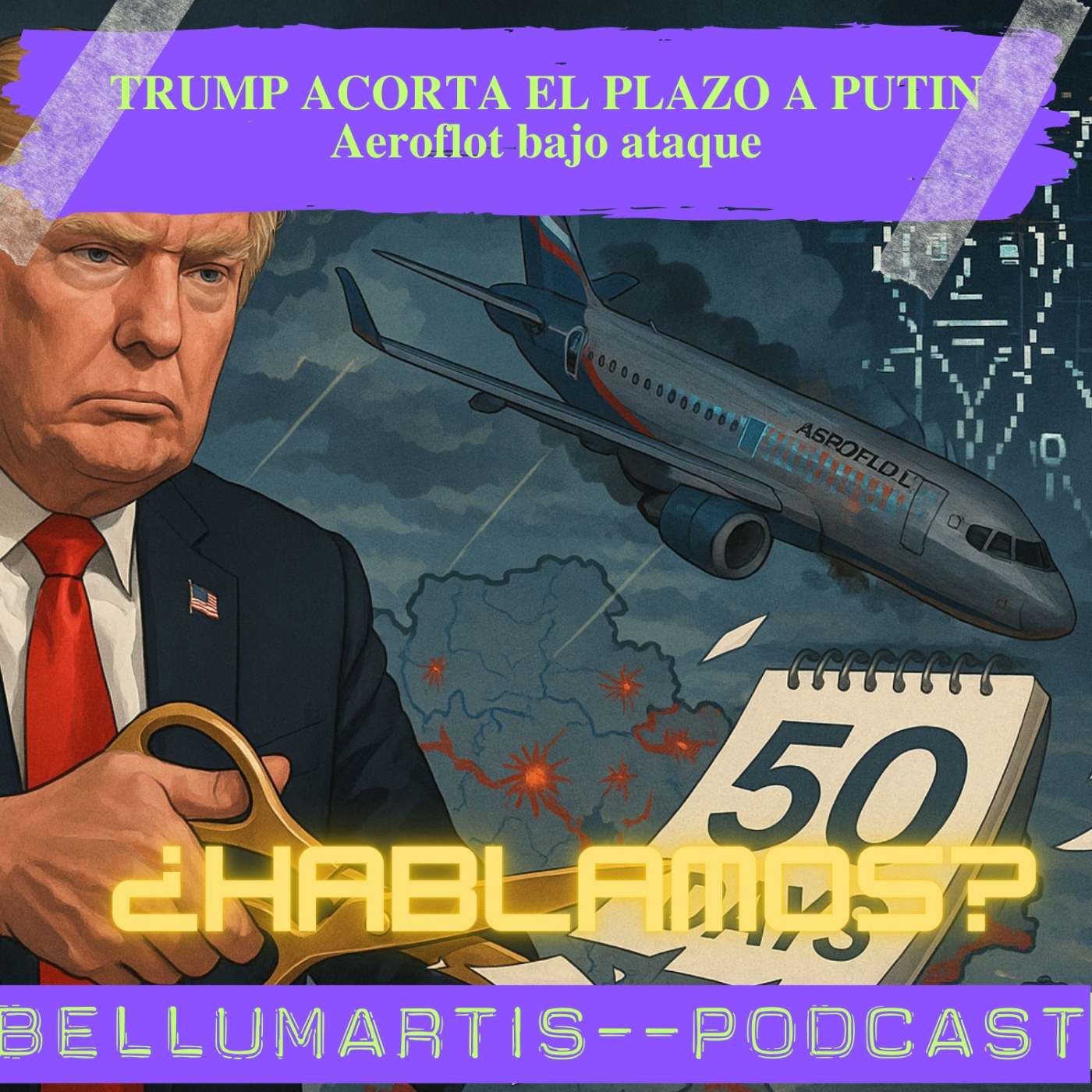 TRUMP ACORTA EL PLAZO A PUTIN: ¿Fin del diálogo? Aeroflot bajo ataque y más armas a Ucrania