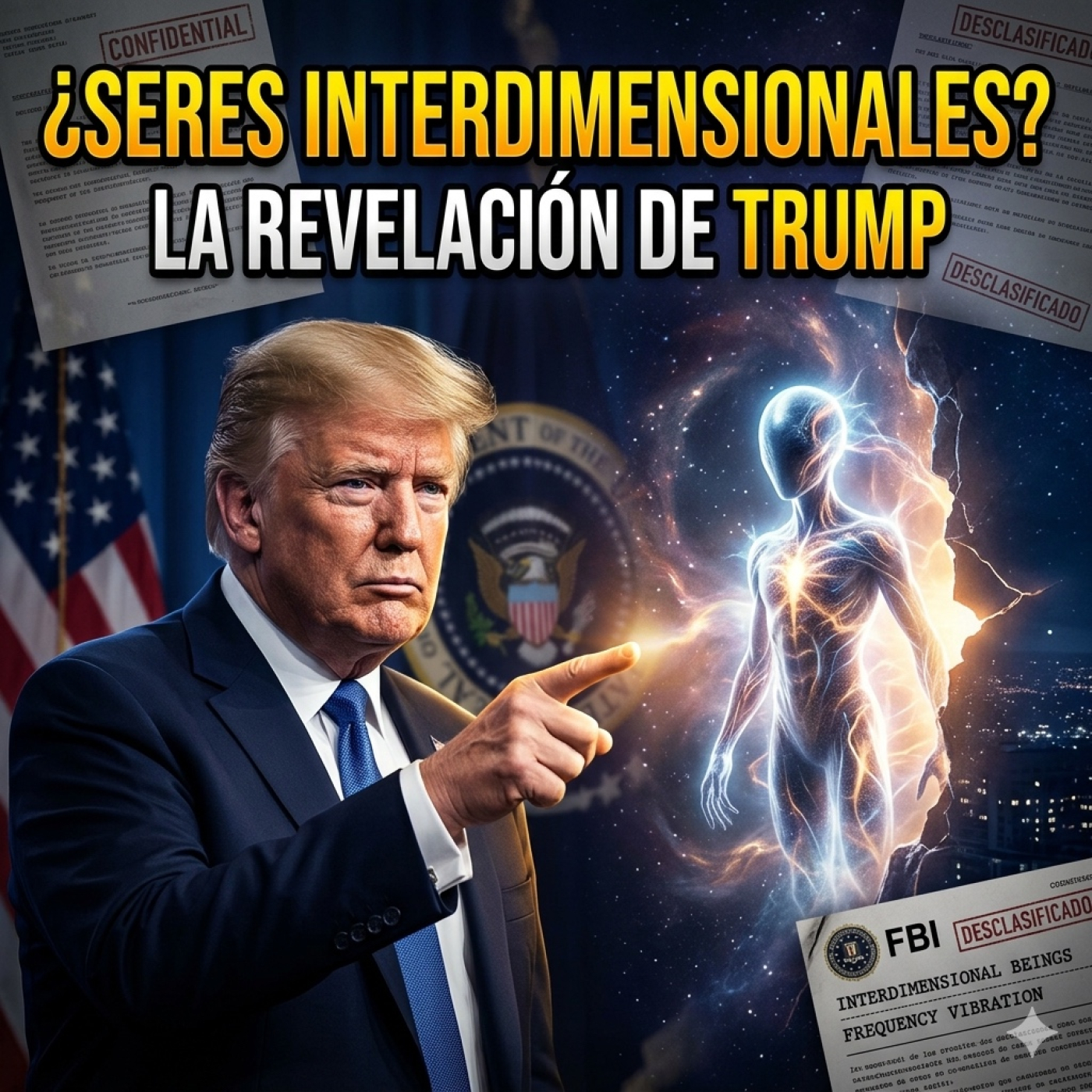 SERES INTERDIMENSIONALES? LA REVELACIÓN DE TRUMP QUE LO CAMBIA TODO - Episodio exclusivo para mecenas