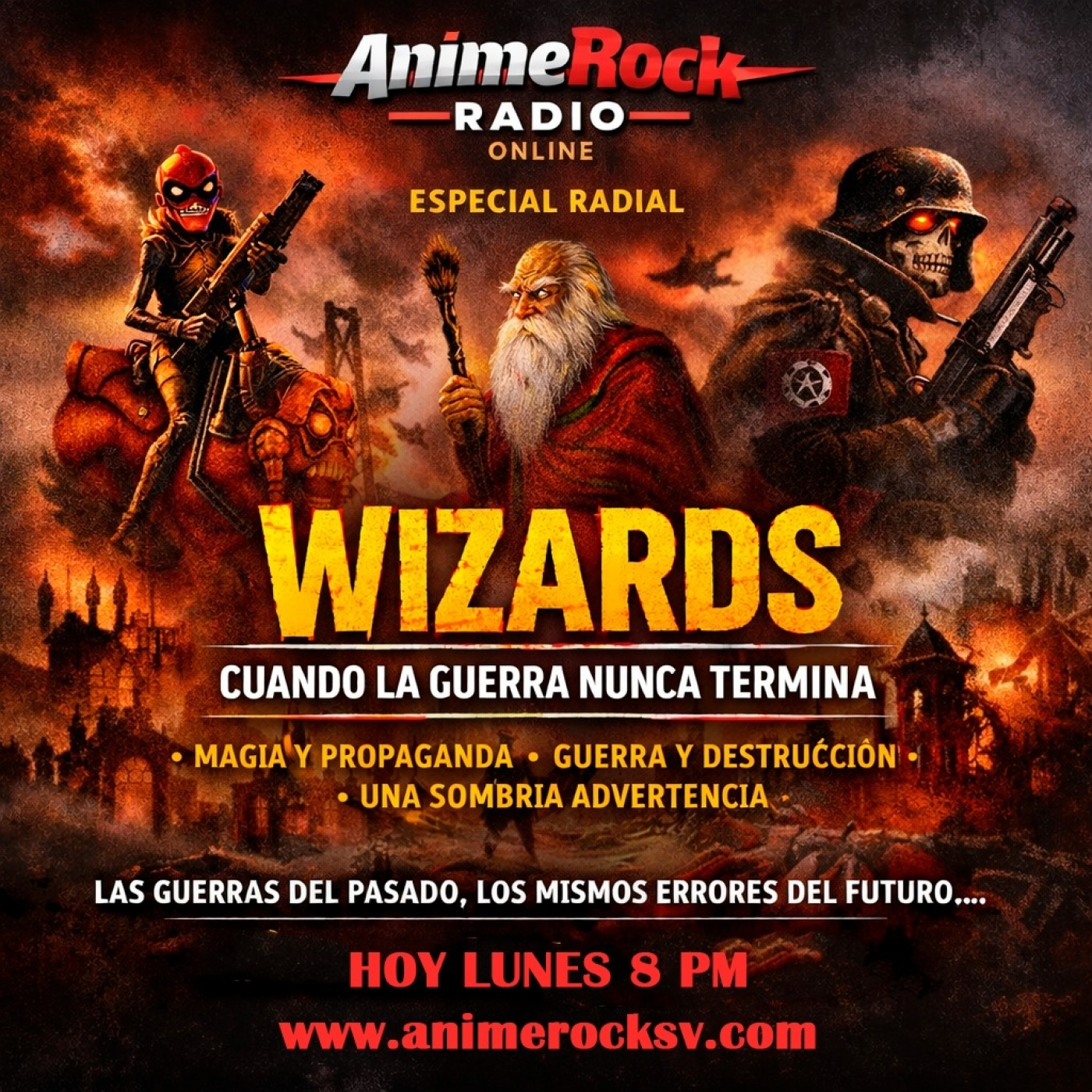 Wizards animerock y Baladitas con pchan 9 Marzo 2026 episode artwork