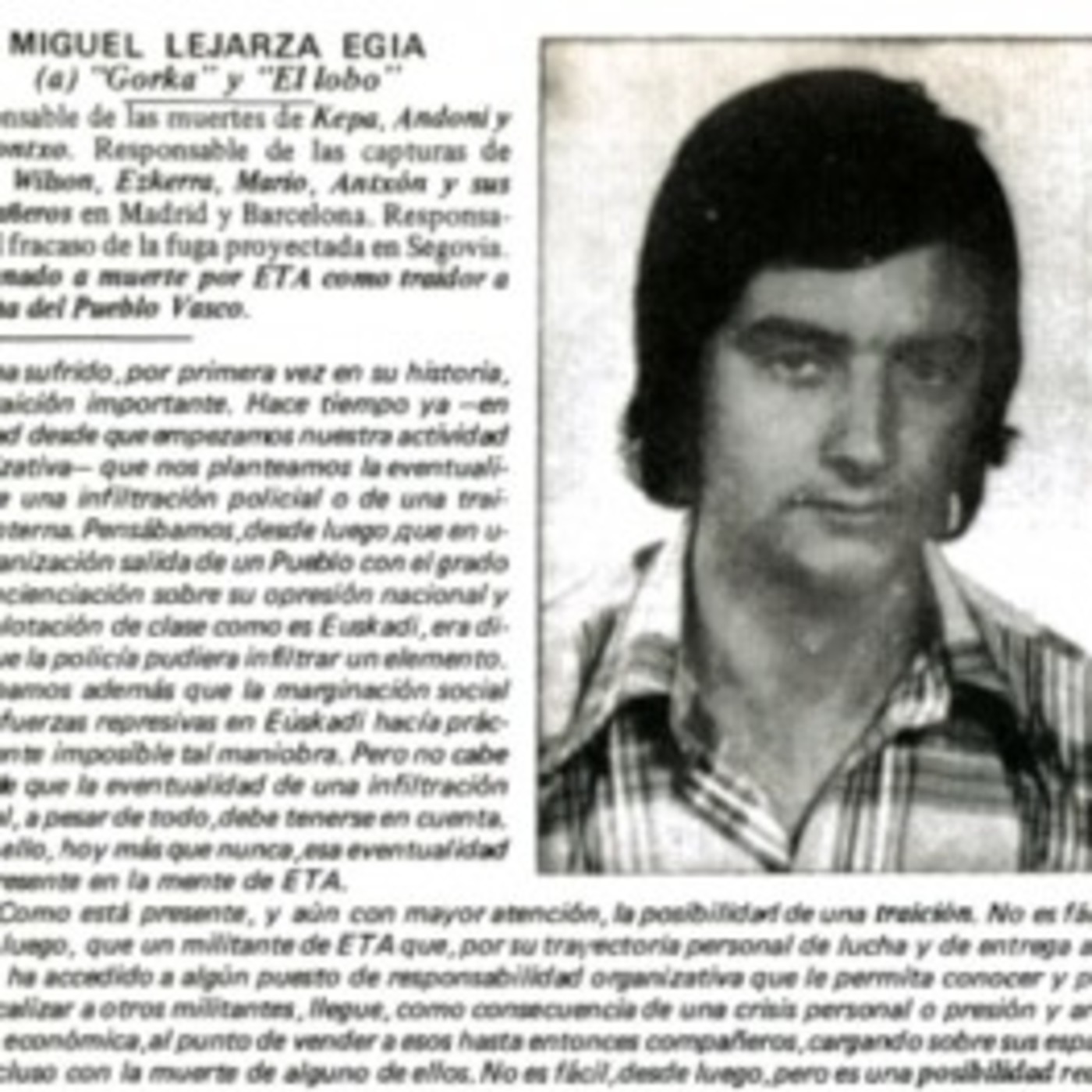 Cuarto milenio (29/09/2019) 15x03: El lobo,infiltrado en ETA