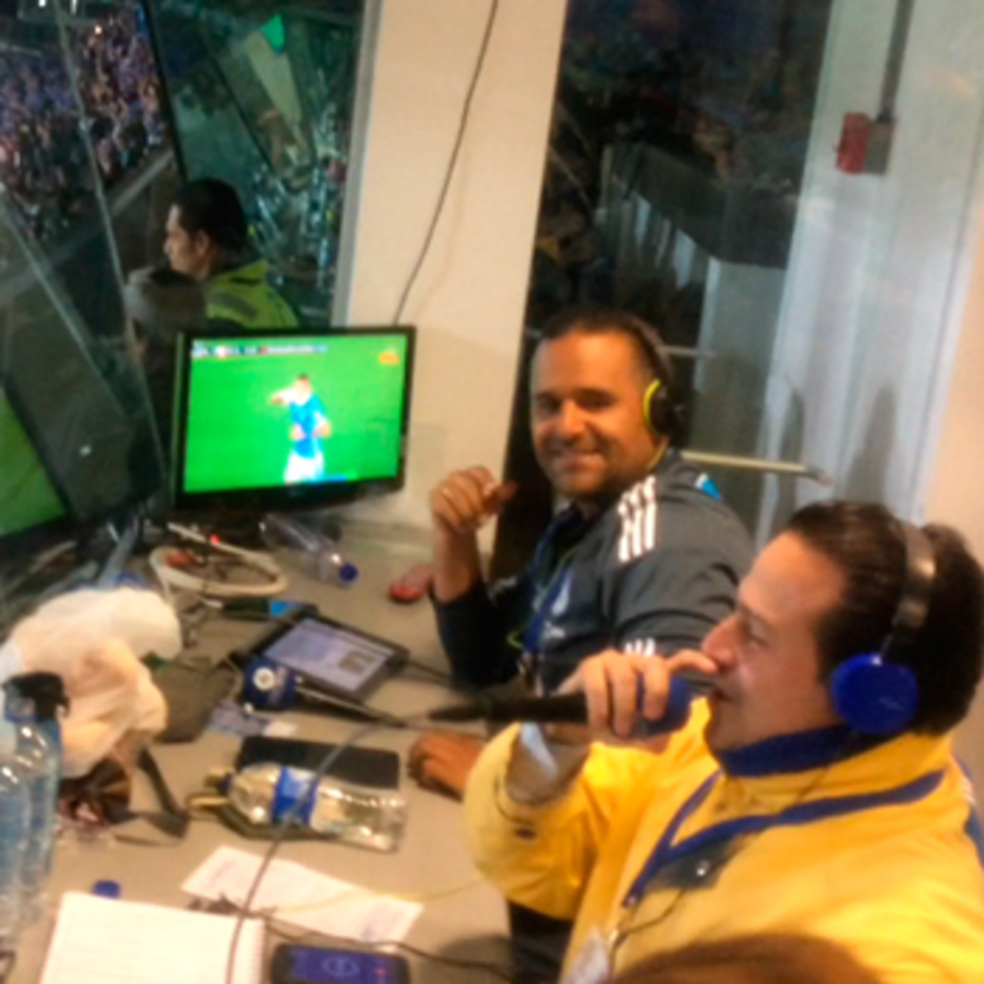 Narración de los goles de Cadavid, Del Valle y Machado a Santa Fe