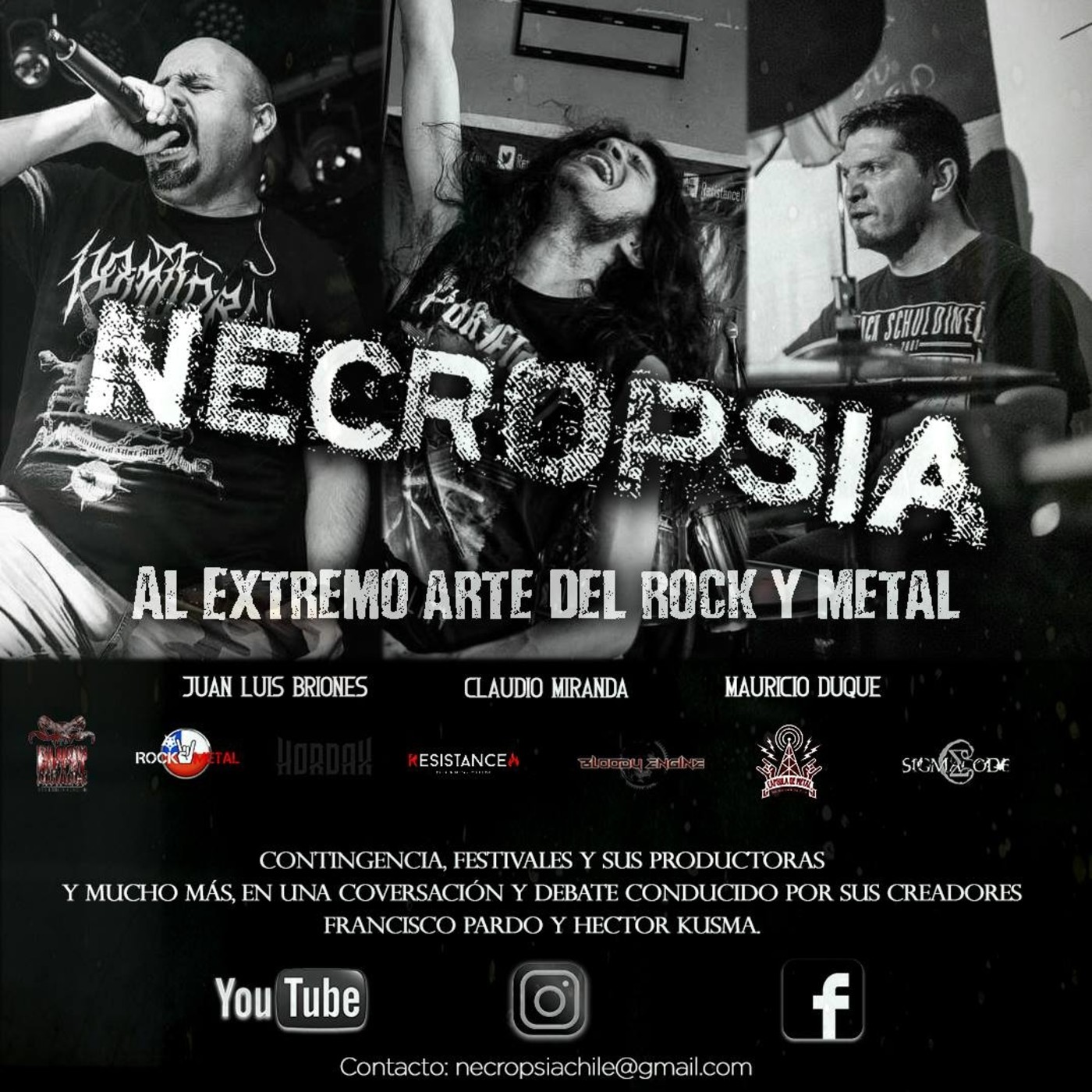 Necropsia al Extremo Arte del Rock y Metal