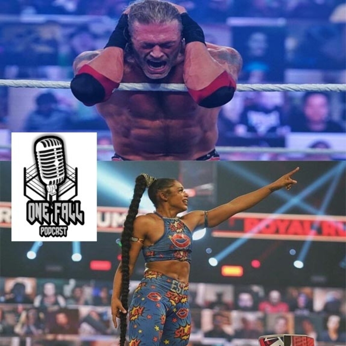 One Fall Podcast # 120 - WWE Royal Rumble 2021 episode artwork
