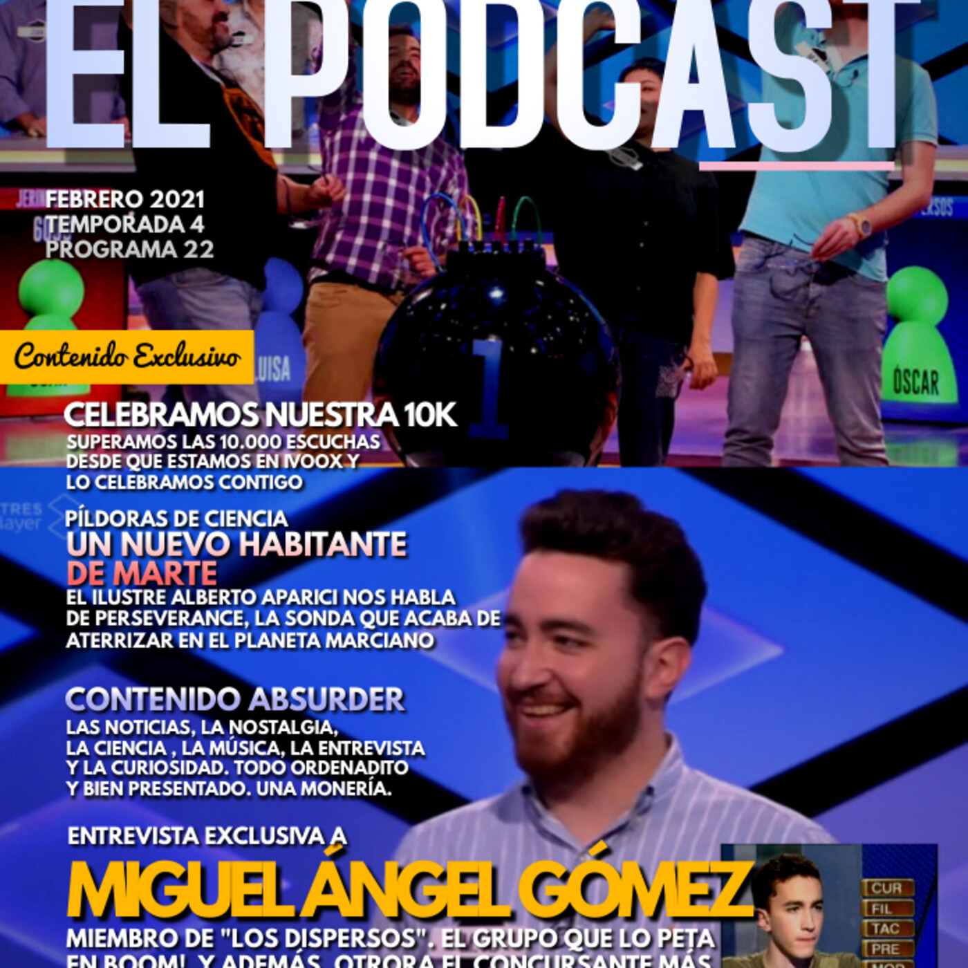 Acero y Vida.4x22.Miguel Ángel Gómez. Boom. Los Dispersos.Perserverace, un nuevo habitante de Marte. episode artwork