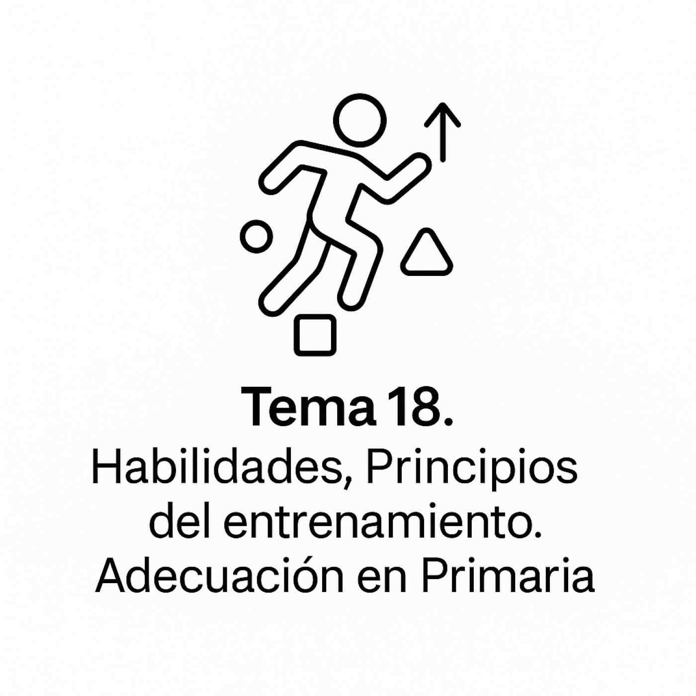 TEMA 18. DESARROLLO DE LAS HABILIDADES. PRINCIPIOS DEL ENTRENAMIENTO. ADECUACIÓN EN PRIMARIA episode artwork