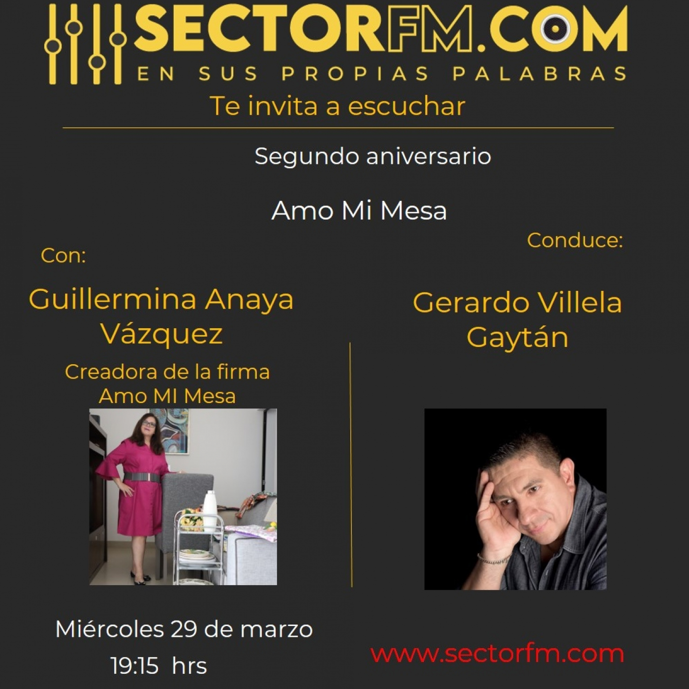 Segundo aniversario de la marca Amo Mi Mesa con su creadora Guillermina Anaya 29-03-23 episode artwork