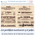 Historia de los periódicos mexicanos. 1a. parte
