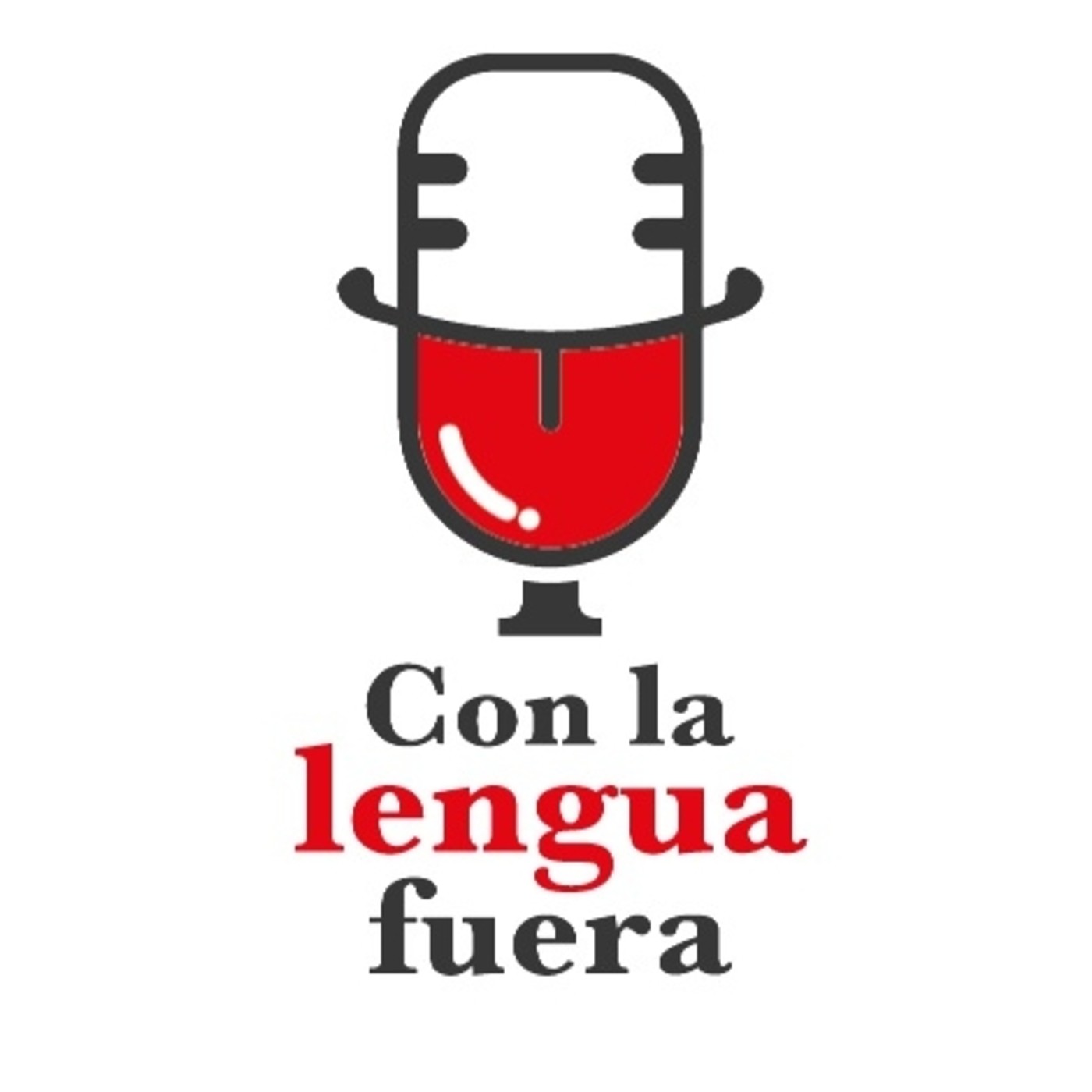 Con la lengua fuera