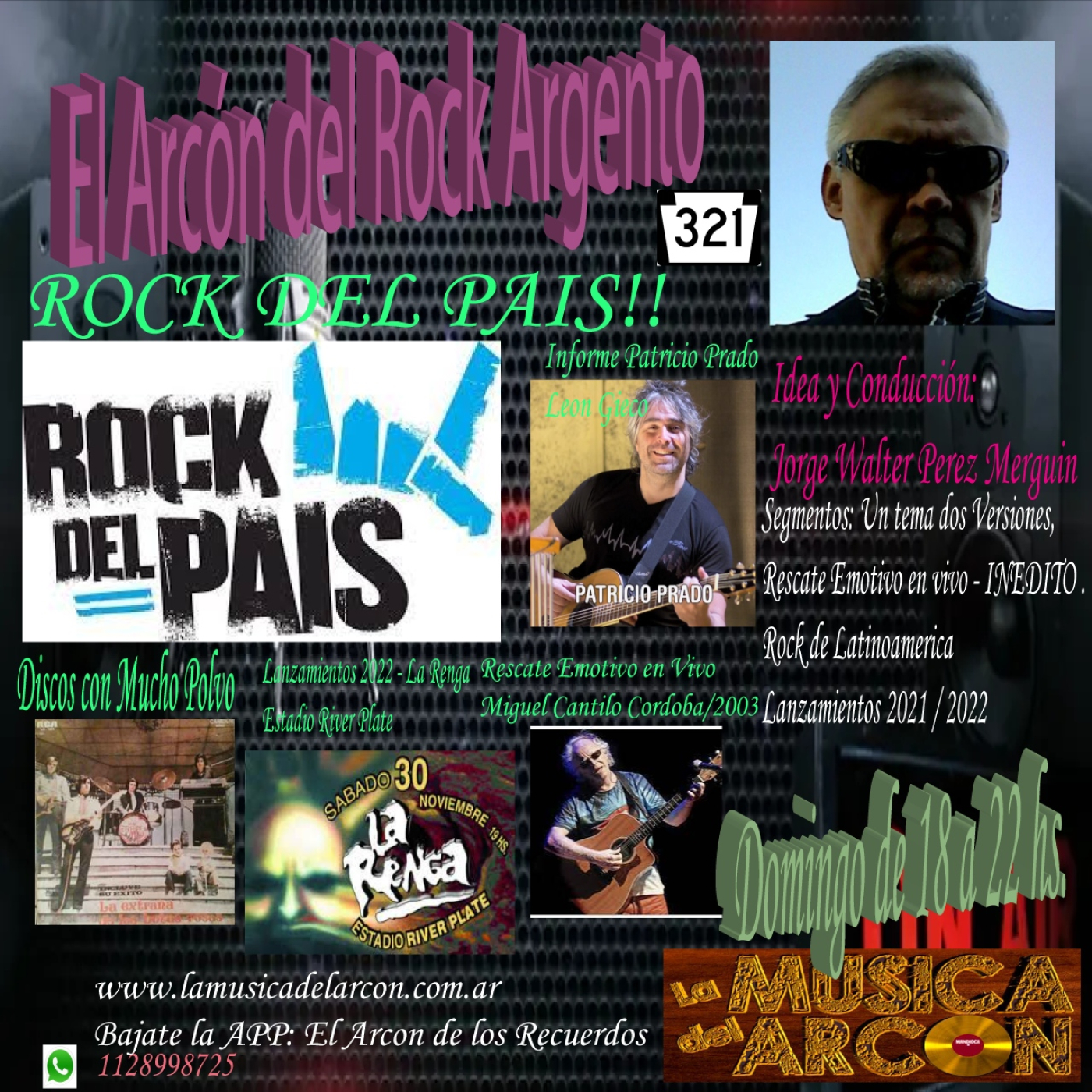 El Arcon del Rock Argento - Emision nº 321 Rock del Pais - 15-01-2023 episode artwork