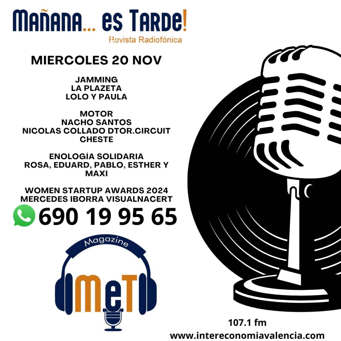 MAÑANA ES TARDE!!! MET