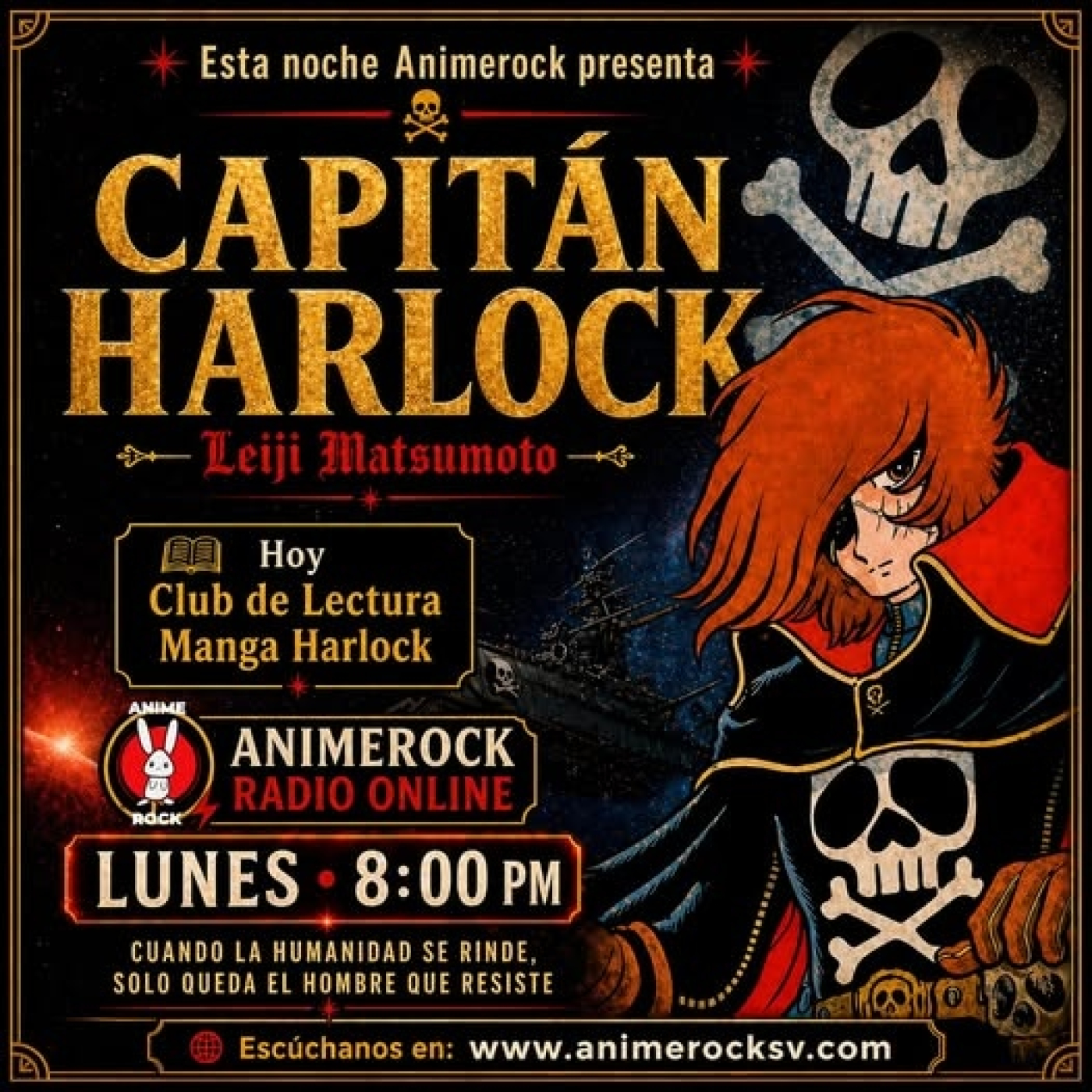 Capitán Harlock Análisis Manga animerock 4 Mayo 2026 episode artwork