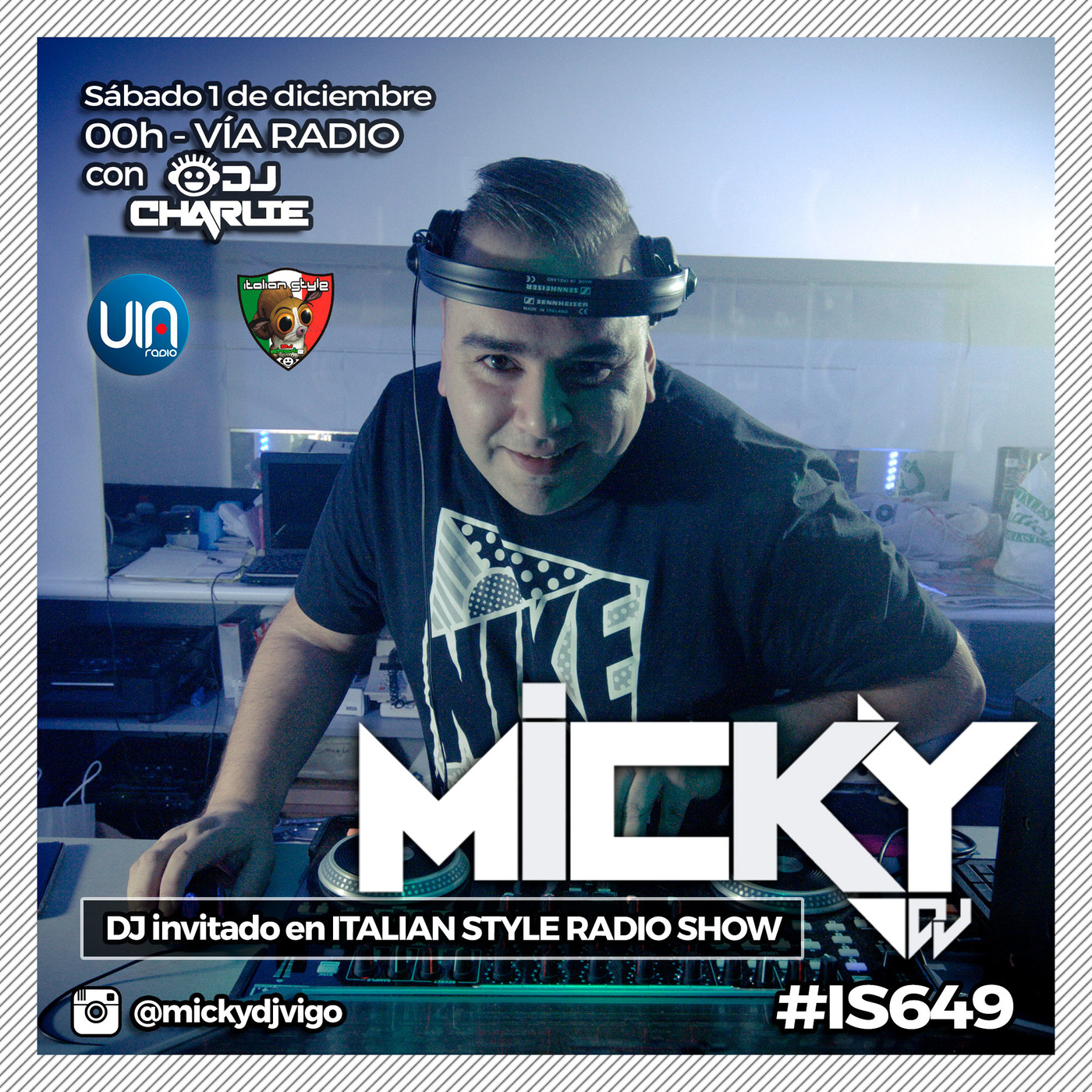 ITALIAN STYLE radio show 649 01-12-2018 MICKY DJ episode artwork