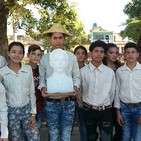 Pioneros en Cárdenas rinden tributo a José Martí