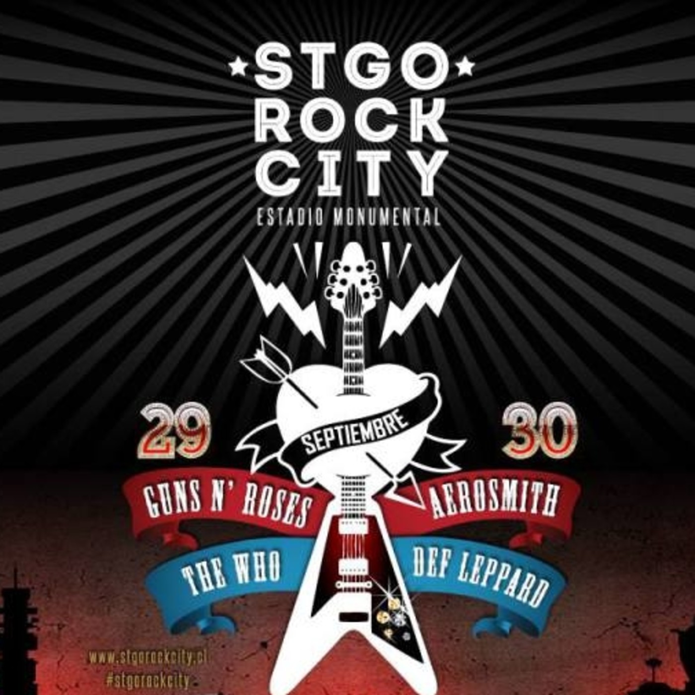 Resultado de imagen para santiago rock city 2018 logo