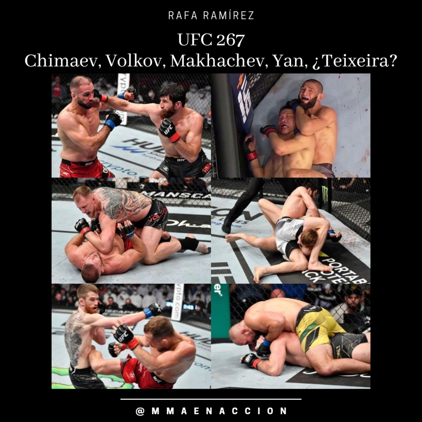 UFC 267 Chimaev, Volkov, Makhachev, Yan, ¿Teixeira? episode artwork