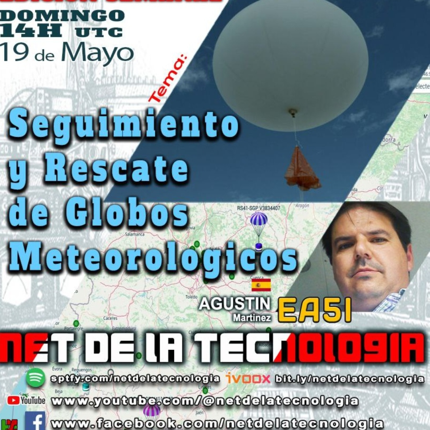 #452 El Seguimiento y Localización de Sondas Meteorologicas por EA5I Agustin episode artwork