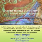 1ª parte V jornadas de lengua y cultura Ibérica Zaragoza 2019