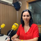 Maite Gandía, la concejala de fiestas, en Radio Villena SER