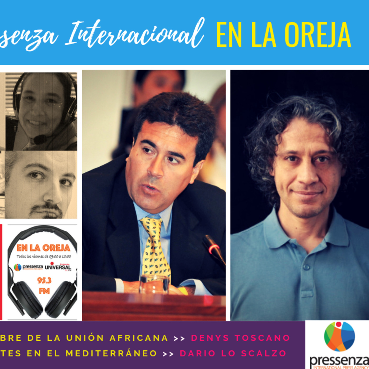 Pressenza Internacional en la oreja