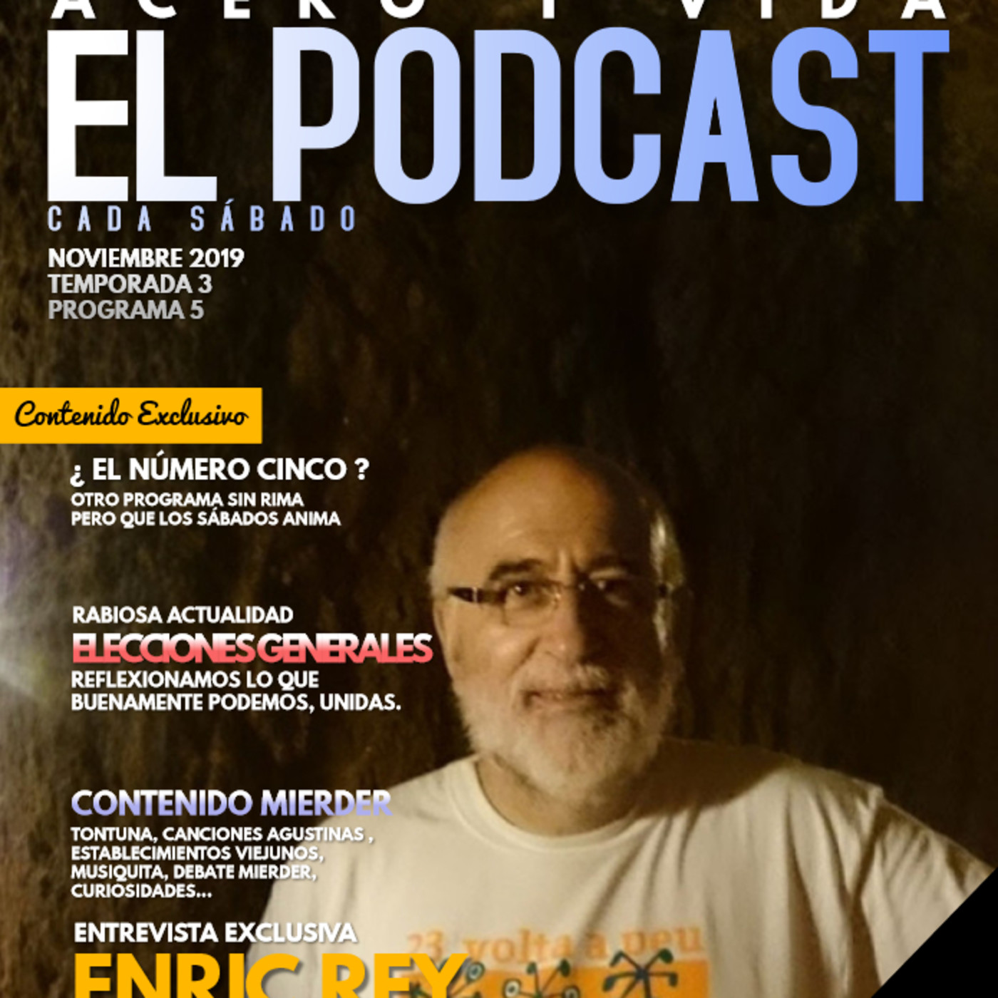 Acero y vida. 3x05. Enric Rey. Radio episode artwork