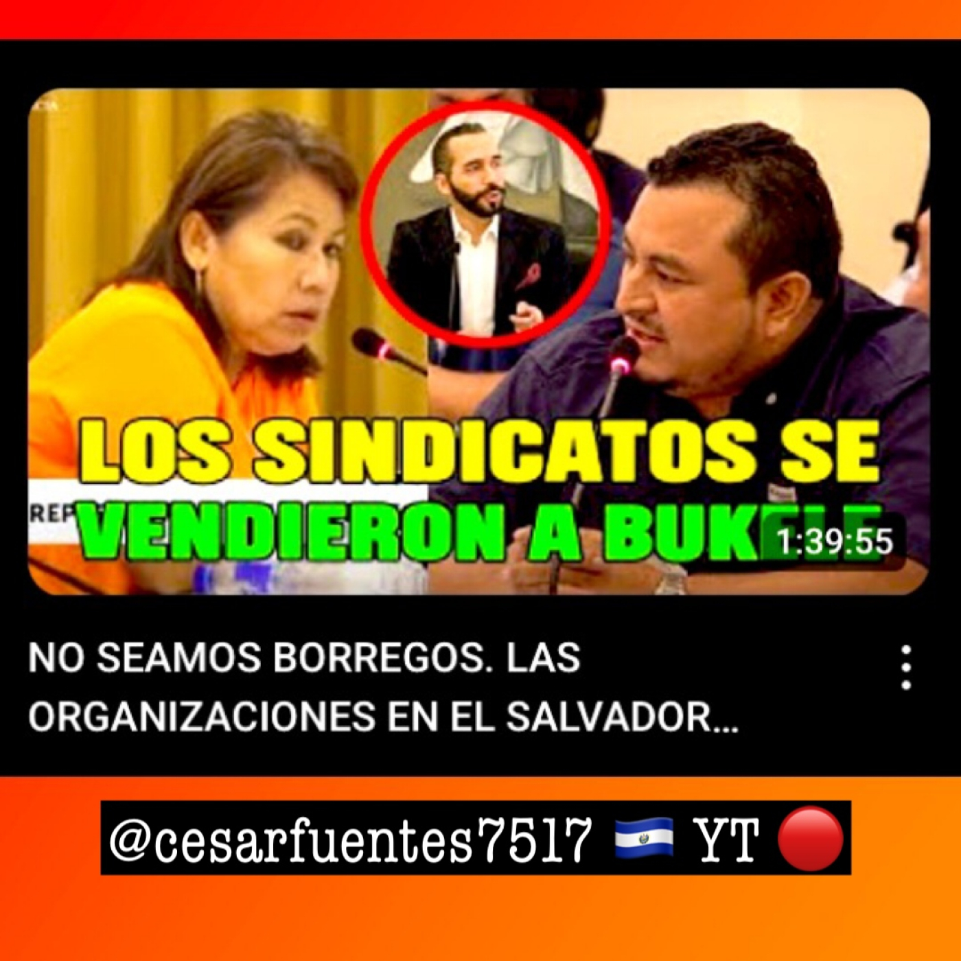 LOS SINDICATOS SE VENDIERON A BUKELE / @cesarfuentes7517_YT episode artwork