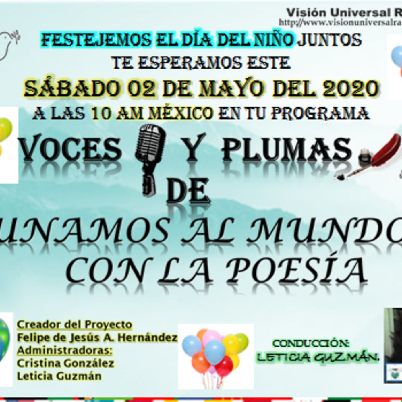 VOCES Y PLUMAS DE UNAMOS AL MUNDO CON LA POESÍA