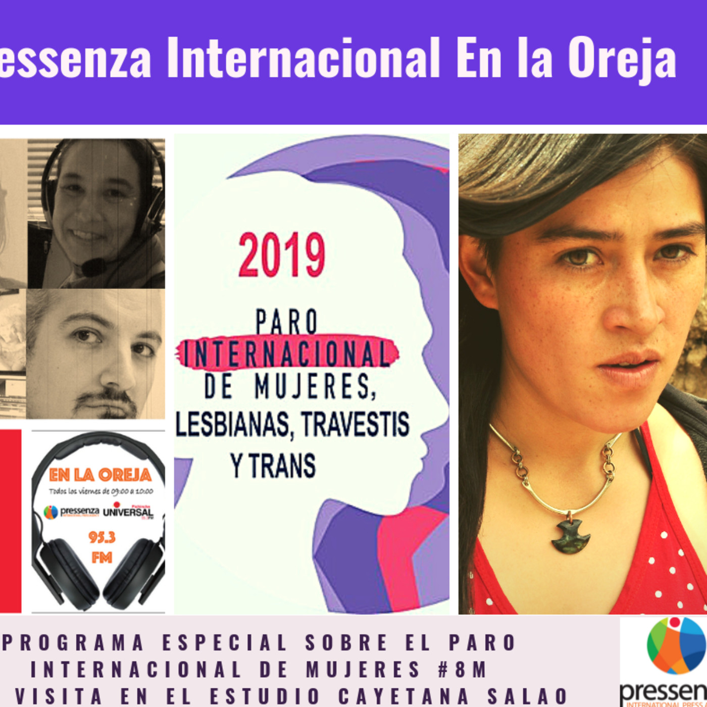 Pressenza Internacional en la oreja