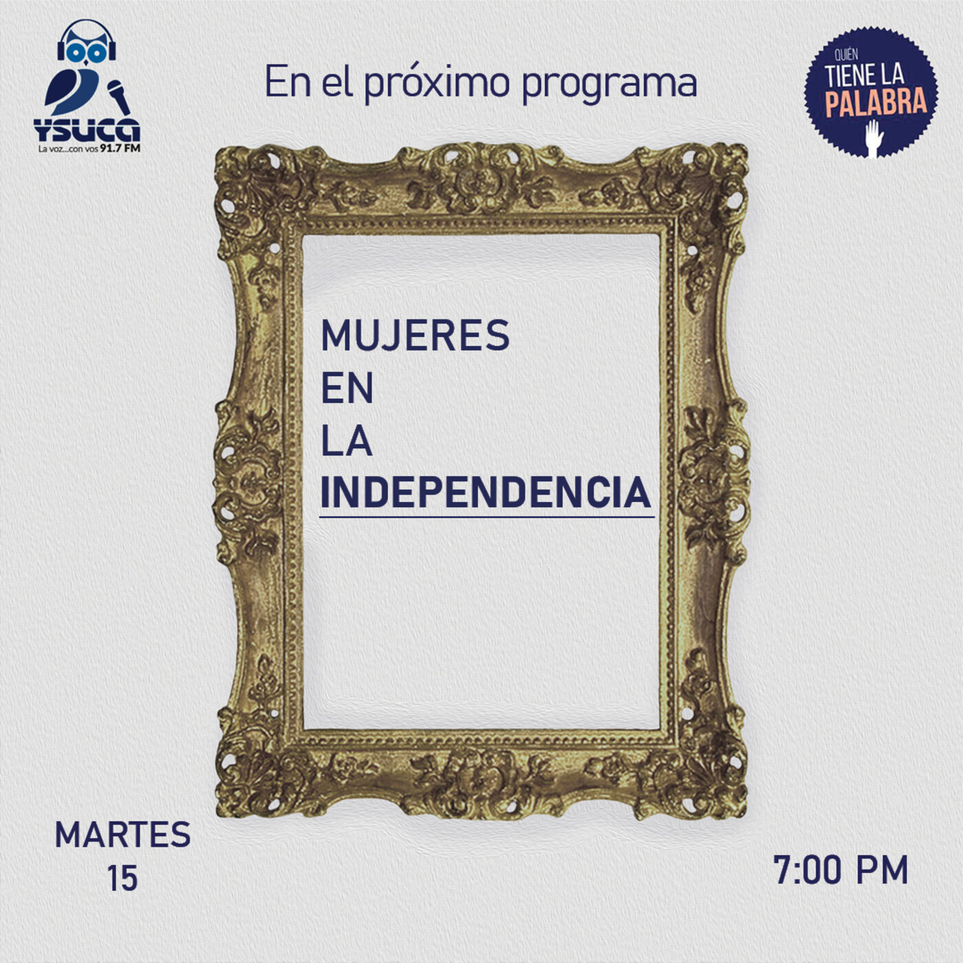 ¿Quién tiene la palabra?