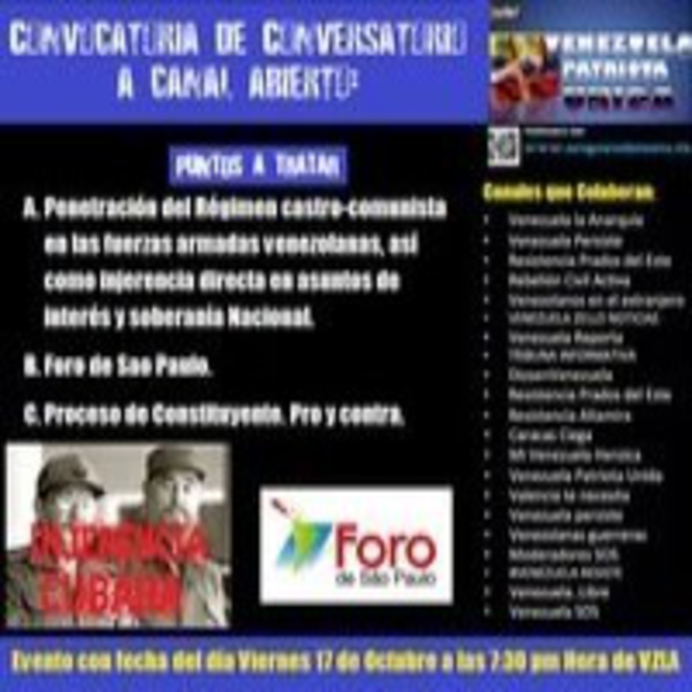 Podcast de Venezuela Patriota Unida