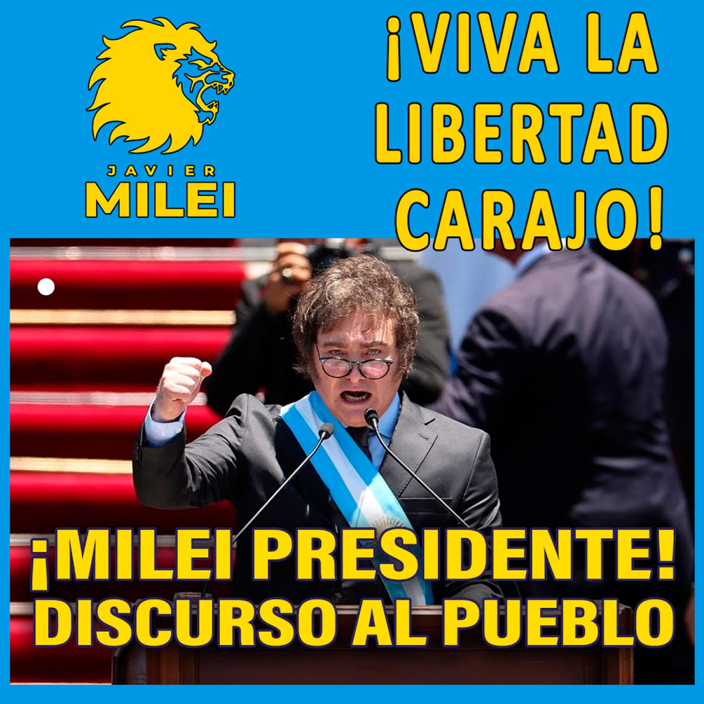 cover of episode Audios Javier Milei. EL DISCURSO COMPLETO DE MILEI COMO PRESIDENTE | UN DIA HISTORICO
