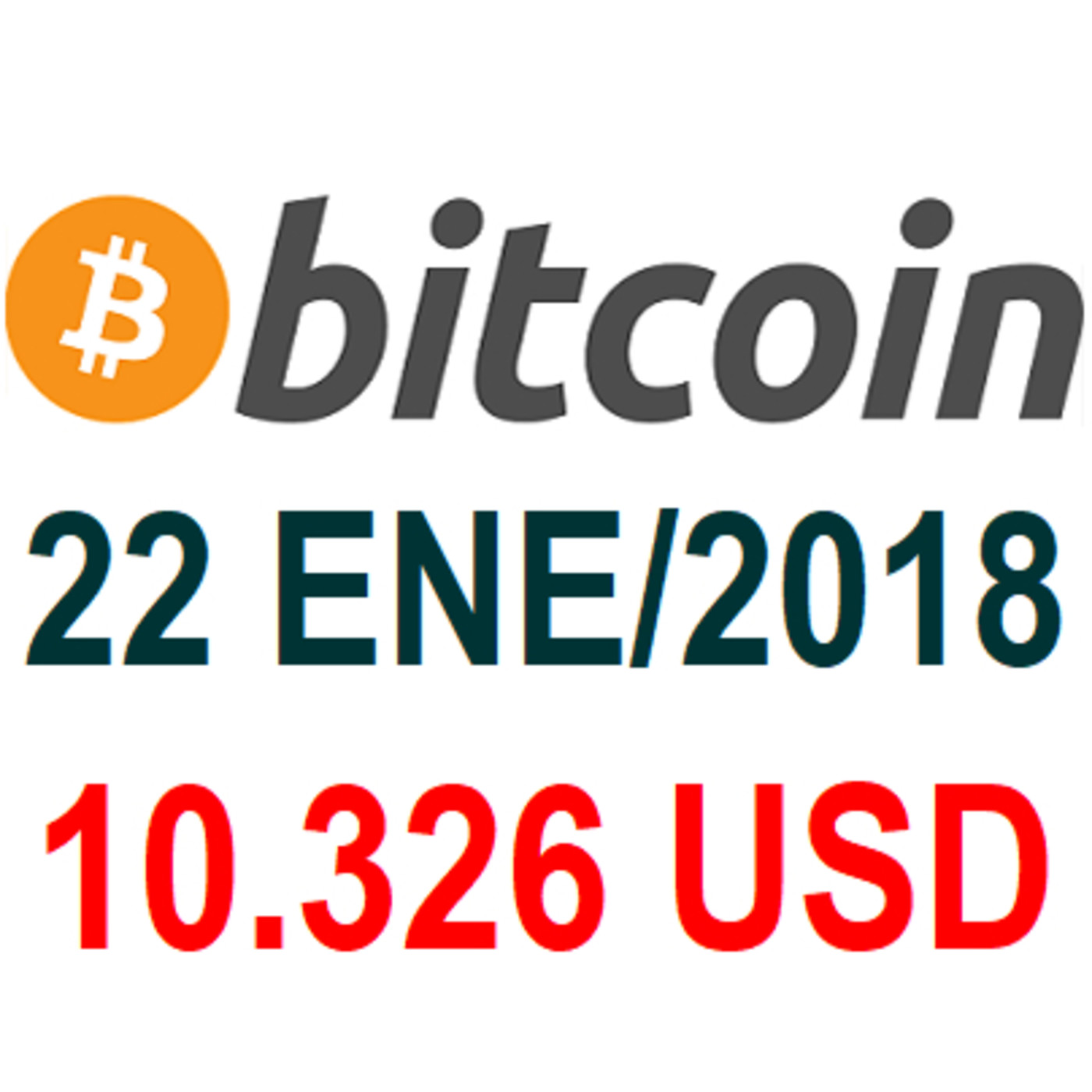 Bitcoin y Criptomonedas 22 ENE/2018 04:31 PM