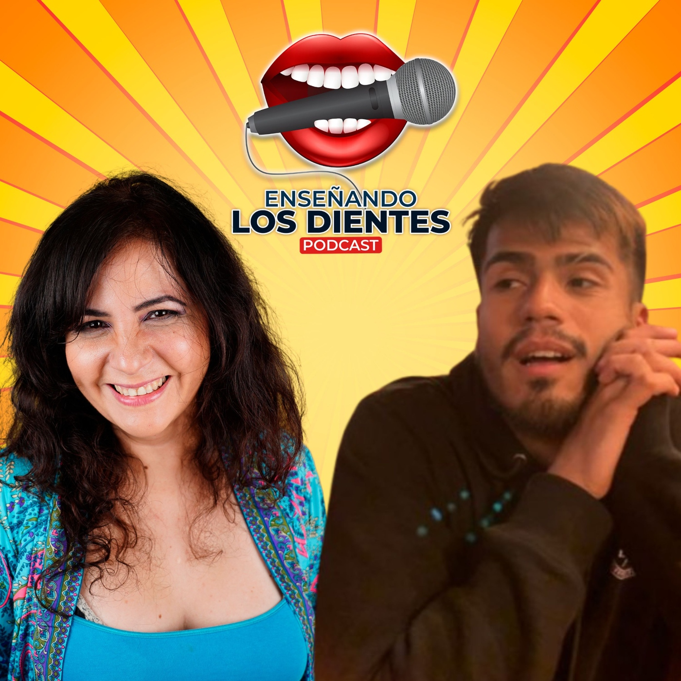 Enseñando los dientes