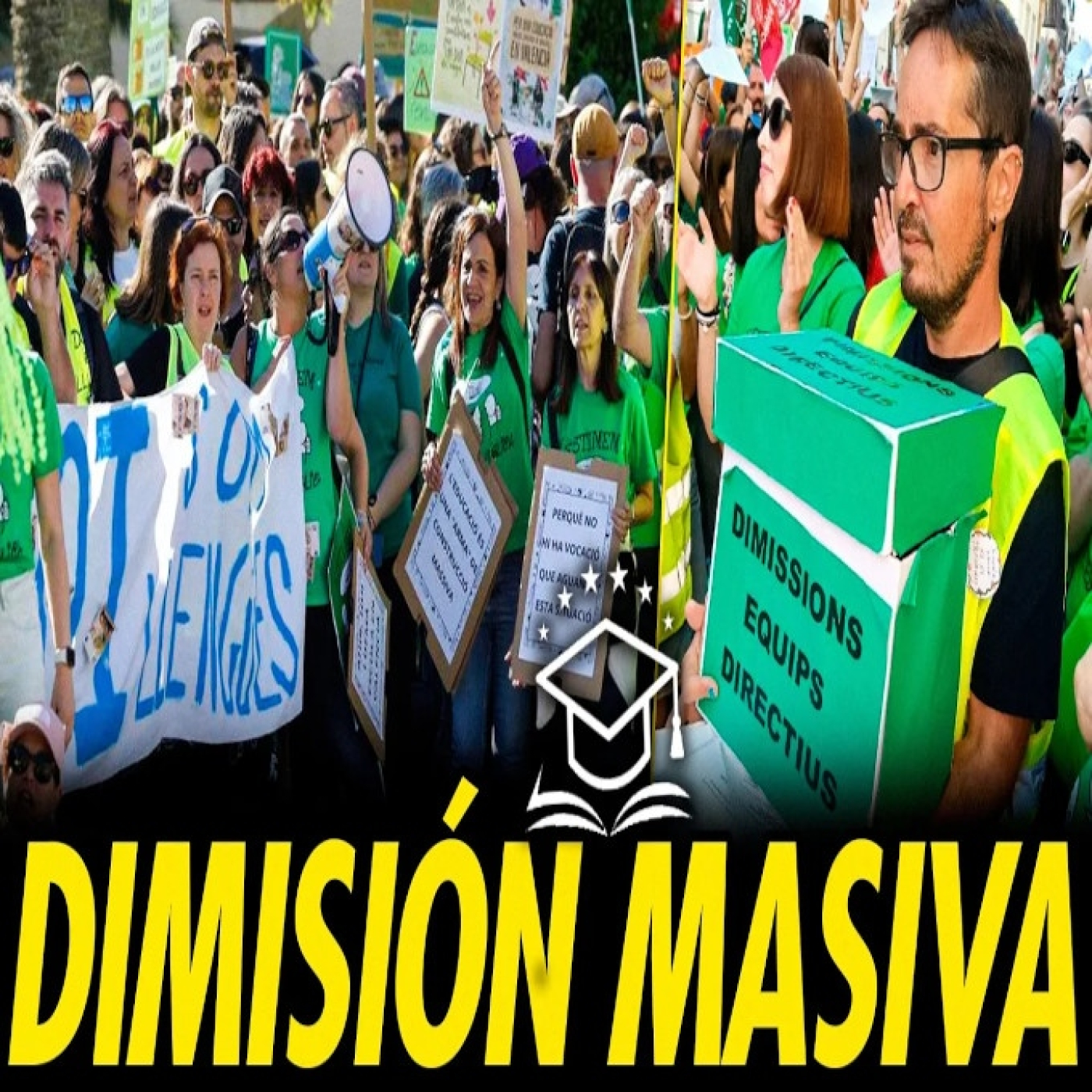 BRUTAL HUELGA EN VALENCIA: MÁS DE 250 EQUIPOS DIRECTIVOS DE CENTROS EDUCATIVOS DIMITEN
