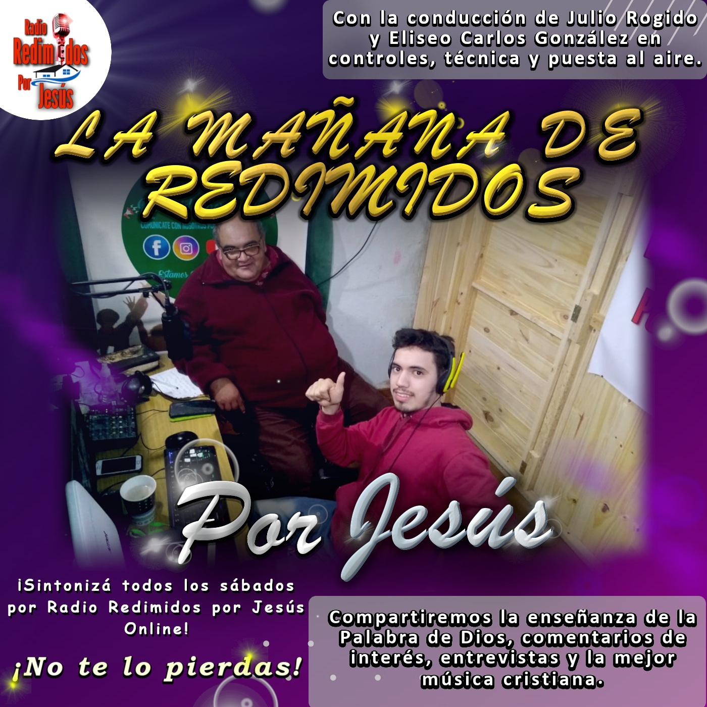 La Mañana de Redimidos Por Jesús.