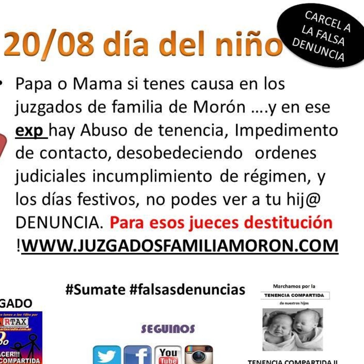 GrupoDenunciaJuezFamiliaMoron