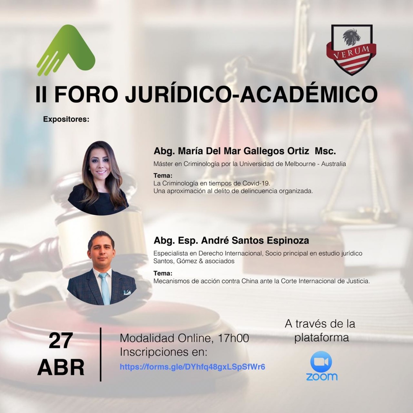 Eventos Jurídicos-Académicos