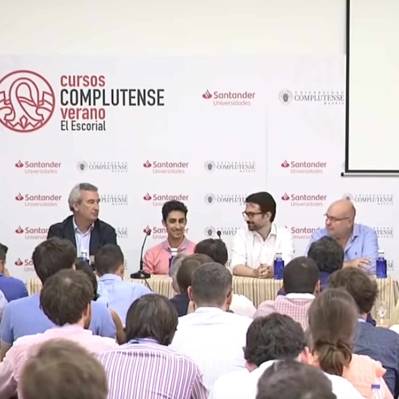 Curso de Verano (2018): Alberto Espelosín, Alejandro Estebaranz, Javier Ruiz y Carlos Cuesta Curso de Verano (2018): Alberto Espelosín, Alejandro Estebaranz, Javier Ruiz y Carlos Cuesta