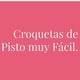 Croquetas de pISTO