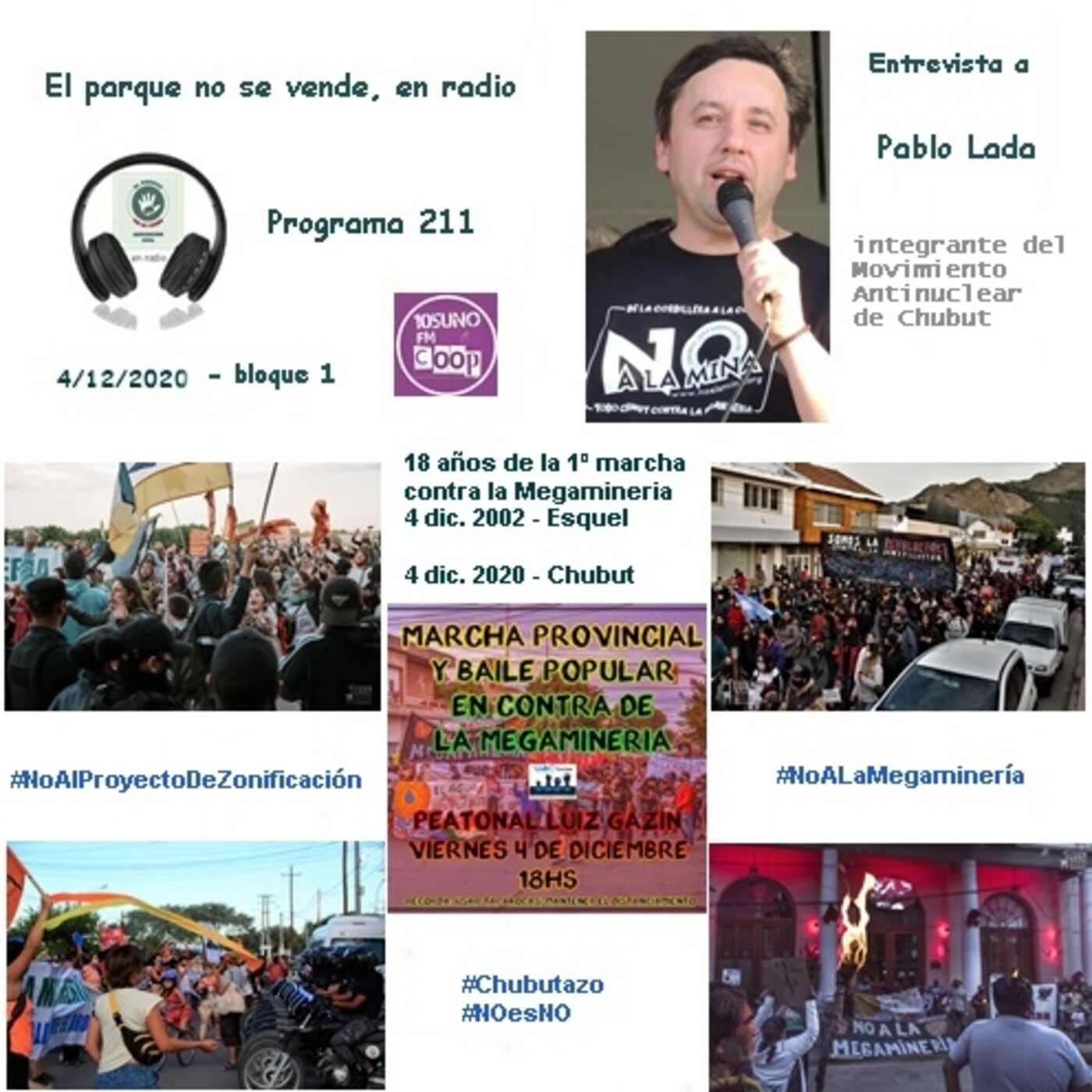 2020 - El parque no se vende, en radio